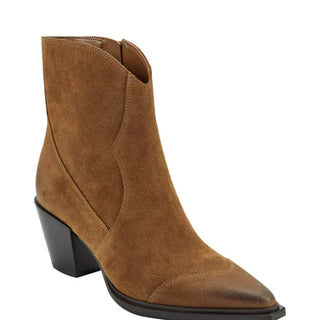 Giulie Western Ankle Bootie, Natural