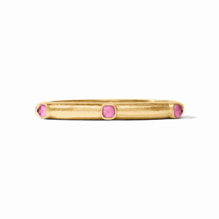 Catalina Hinge Bangle, Tourmaline Pink