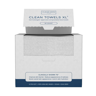 Clean Skin Club Clean Towels, 50 Count