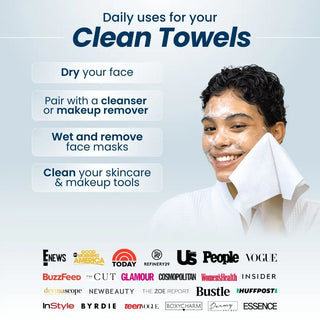 Clean Skin Club Clean Towels, 50 Count