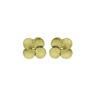 Flower Studs, Gold