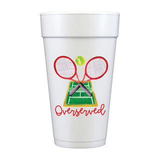 Overserved Foam Cups