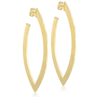 Wow Hoops, 18k Gold Plated