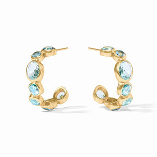 Blue Kaleidoscope Hoop, Medium