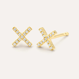 Hug it Out Diamond Studs