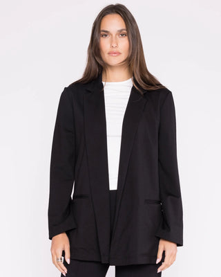 Ponte Oversized Blazer, Black