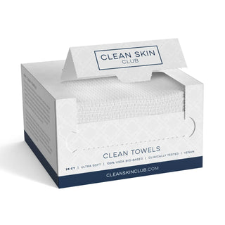 Clean Skin Club Clean Towels, 25 Count