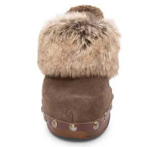 Fadia Clog, Brown Suede