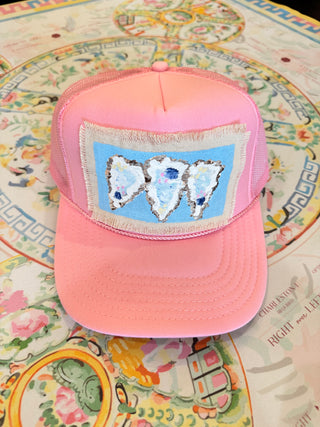 Pink Oyster Trucker Hat
