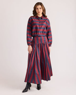 Edith Skirt, Vineyard Stripe