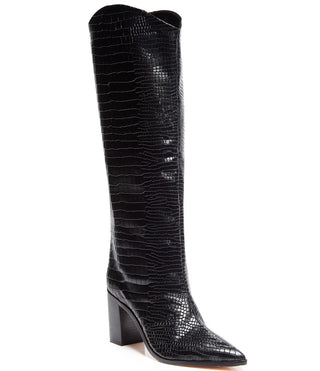 Maryana Block Boot, Black