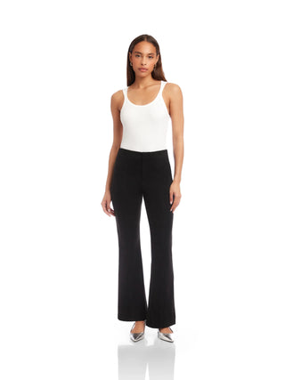 Melanie Bootcut Pants, Black