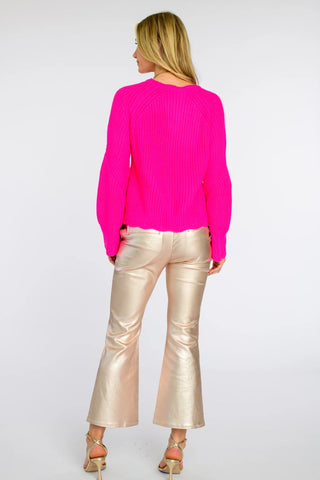 Parker Sweater, Hot Pink