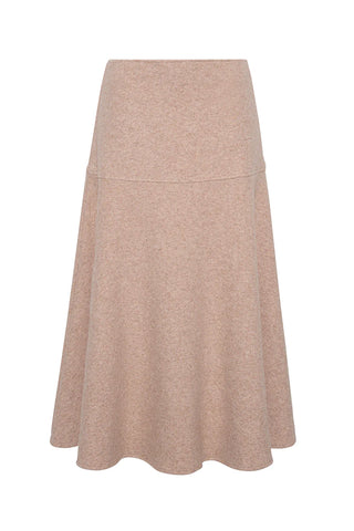 Nan Knit Midi Skirt, Latte