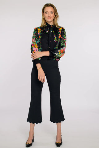 Brit Bow Blouse, Centerpiece Black