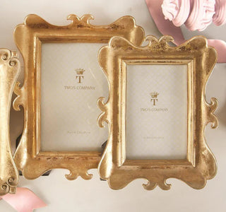 Brocante Gold Leaf Frame, 5x7