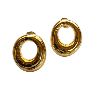 Infinity Glow Studs, Gold