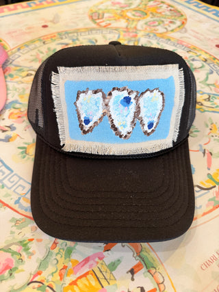 Black Oyster Trucker Hat