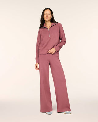 Airessentials Petite Wide Leg Pant, Rum Raisin