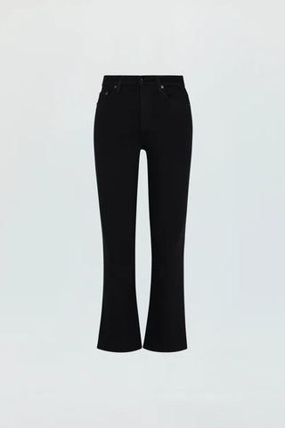 Lennon High Rise Crop, Noir