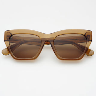 Gia Cat Eye Sunglasses - Brown