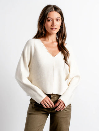 Asima V Sweater, Cream