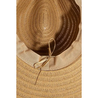 Sea Shell Floppy Straw Hat, Khaki