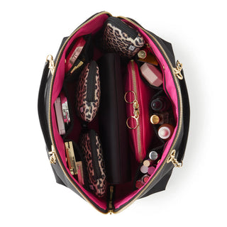 The Traveler Bag, Black/Pink