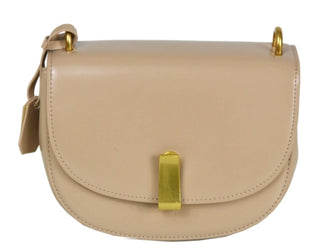 Saddle Crossbody Bag, Taupe