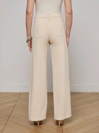 Scottie H/R Wide Leg, French Vanilla