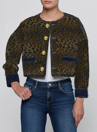 Verona Collarless Jacket, Zephyr