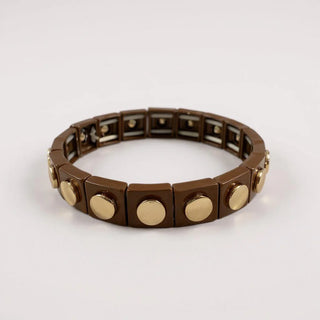 Geometric Bracelet, Mocha