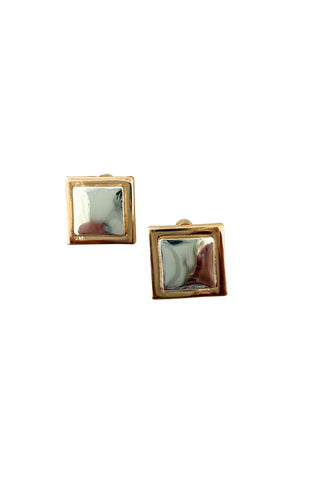 Geo Vintage Earring, Gold/Silver