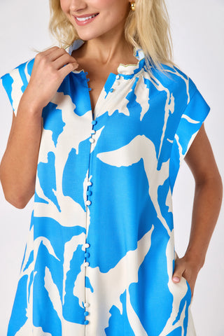 Lee Lee Dress, Blue Fern