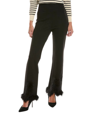 Ponte Feather Pant, Black