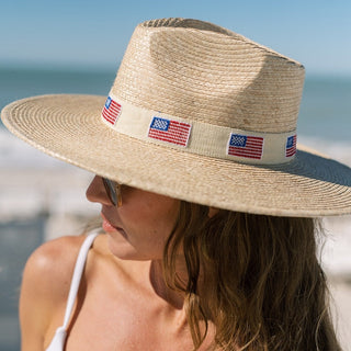 Ivory America Palm Hat