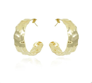 Sculpted Glow Hoops