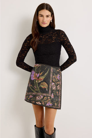 Eloise Top, Black Lace