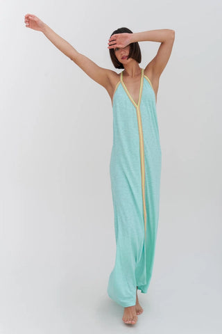 Pima Sundress, Turquoise - Petite