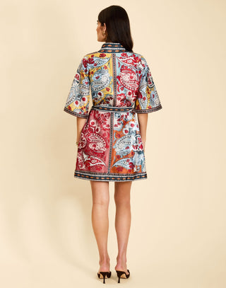Aracati Mini Dress, Venetian Patchwork