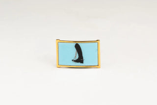 Circuit Bangle, Devon Blue