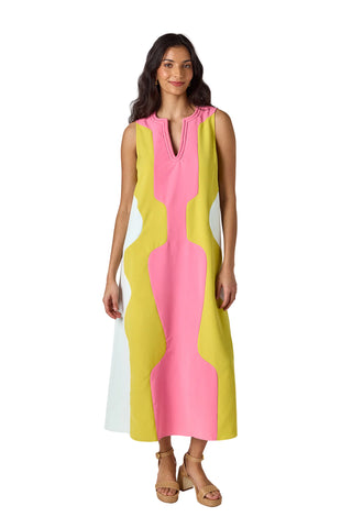 Schaeffer Dress, Garden Colorblock