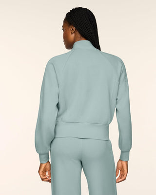 Airessentials Pintuck Track Jacket, Dew