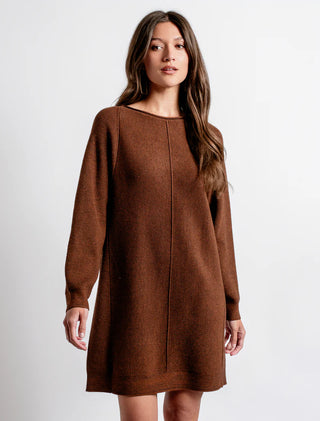 Asima Sweater Dress, Brownie