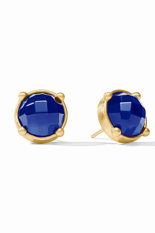 Honey Stud - Iridescent Sapphire Blue