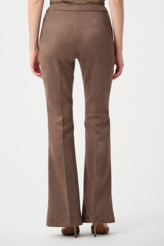 High-waisted Belted Trousers, Mink