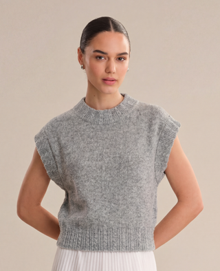 Greer Dolman Pullover, Grey Heather