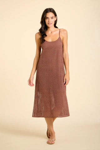 Figo Tank Dress, Brown