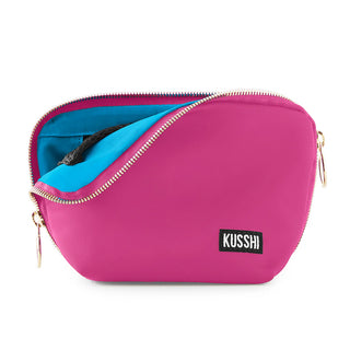 Everyday Makeup Bag, Pink/Teal