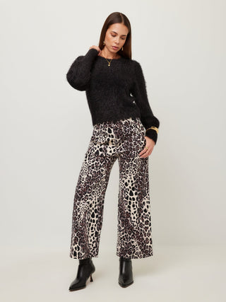 Rylee Cropped Pants, Animal